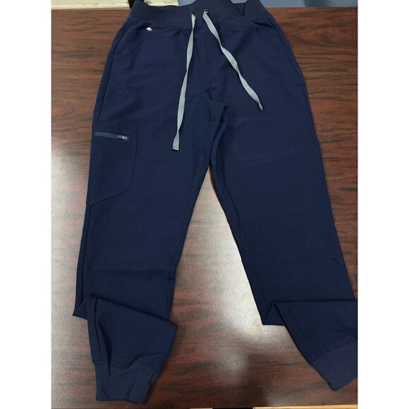 Figs Pants - NWT Figs Navy High Waisted Zamora Scrub Jogger Pants Size Small